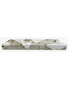 Double vasque suspendue - Polie - PATAGONIA