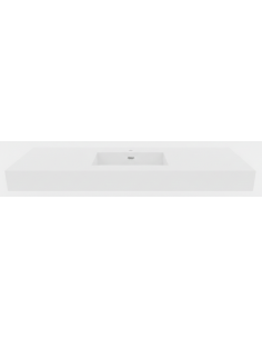 Simple vasque suspendue - Mate - WHITE