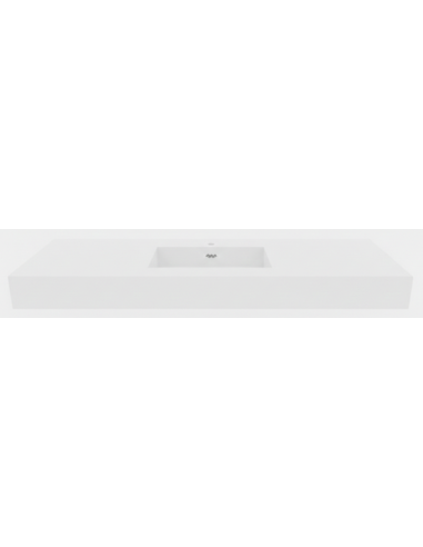 Simple vasque suspendue - Mate - WHITE