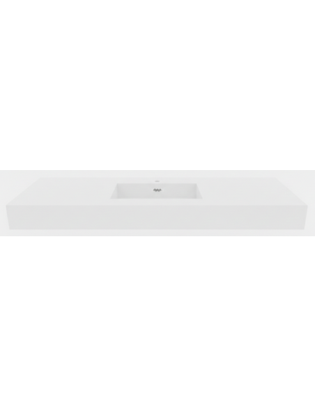 Simple vasque suspendue - Mate - WHITE