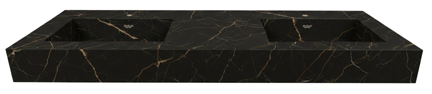 Double vasque suspendue - Eclipse