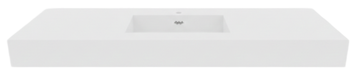 Simple vasque suspendue - White